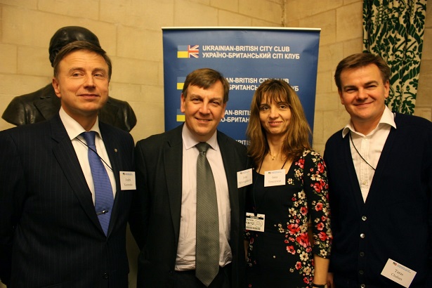 Andriy Kuzmenko, John Whittingdale MP, Irina Tymczyszyn and Taras Chaban